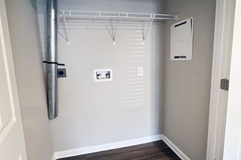 Washer & dryer connections in select homes